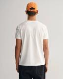 Gant Original Short Sleeve T-Shirt in Antracit Melange Grey S
