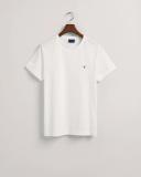 Gant Original Short Sleeve T-Shirt in Antracit Melange Grey S