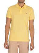 Gant Polo Shirt Banana Yellow Size 3XL