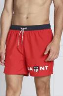 Gant Retro Shield Swim Short in Bright Red S