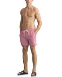 Gant Seersucker Swim Short in Bright Red XXL