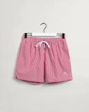 Gant Seersucker Swim Short in Bright Red XXL