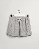 Gant Seersucker Swim Short in Utility Green L