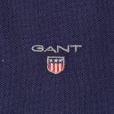 Gant Slim Fit Pique T-Shirt - Evening Blue
