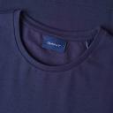 Gant Slim Fit Pique T-Shirt - Evening Blue