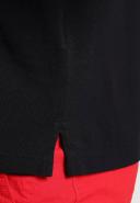 Gant Solid Fitted Pique Short Sleeve Rugger in Black XXXXL