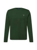 Gant Solid Long Sleeve T-Shirt in Green XS
