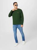 Gant Solid Long Sleeve T-Shirt in Green XS