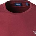 Gant Solid Long Sleeve T-Shirt in Red L