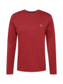 Gant Solid Long Sleeve T-Shirt in Red XL