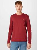Gant Solid Long Sleeve T-Shirt in Red XS