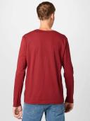 Gant Solid Long Sleeve T-Shirt in Red XS