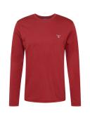 Gant Solid Long Sleeve T-Shirt in Red XS