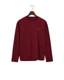 Gant Solid Long Sleeve T-Shirt in Red XXXXXL