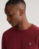 Gant Solid Long Sleeve T-Shirt in Red XXXXXL