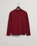 Gant Solid Long Sleeve T-Shirt in Red XXXXXL