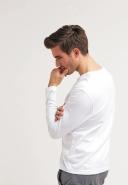 Gant Solid Long Sleeve T-Shirt in White XS
