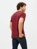 Gant Solid Men's Short Sleeve T-Shirt - PLUMPED Red