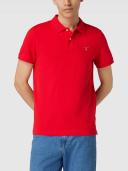 Gant Solid Pique Rugger Polo in Red 5XL