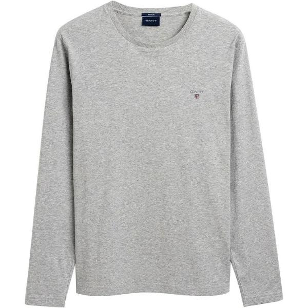 Gant The Original Long Sleeve T-Shirt Grey Marle M