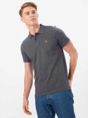 Gant The Original Pique Short Sleeve Rugger Polo Charcoal XL