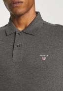 Gant The Original Pique Short Sleeve Rugger Polo Charcoal XS