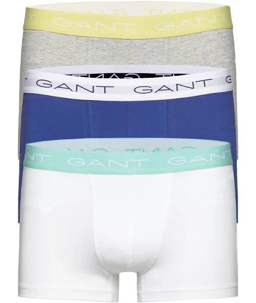 Gant Underwear Three Pack Trunks Grey