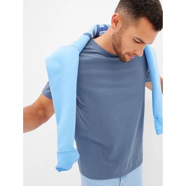 Gap Everyday Soft Crewneck T-Shirt Blue