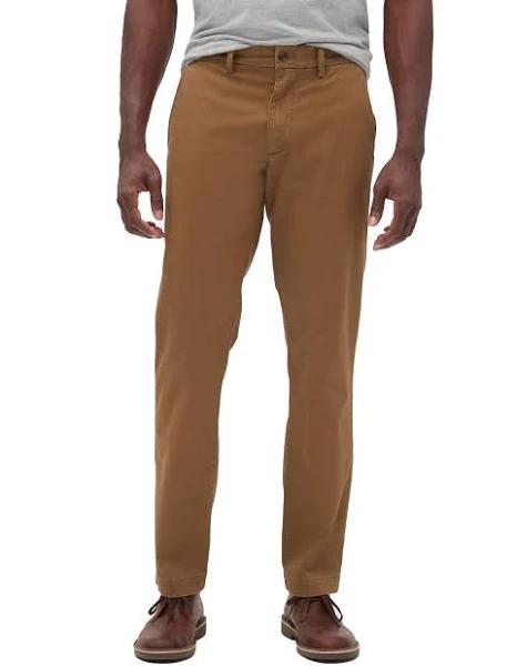 GapFlex Essential Khakis in Straight Fit With Washwell