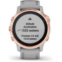 Garmin GPS Smartwatch Fenix 6s Pro Sapphire Rose Gold Grey