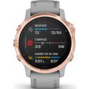 Garmin GPS Smartwatch Fenix 6s Pro Sapphire Rose Gold Grey