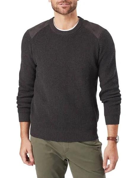 GAZMAN Chunky Fishermans Crew Charcoal S