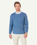 GAZMAN Chunky Fishermans Crew in Navy Blue M