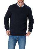 GAZMAN Chunky Fishermans Crew in Navy Blue M