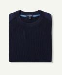 GAZMAN Chunky Fishermans Crew in Navy Blue M