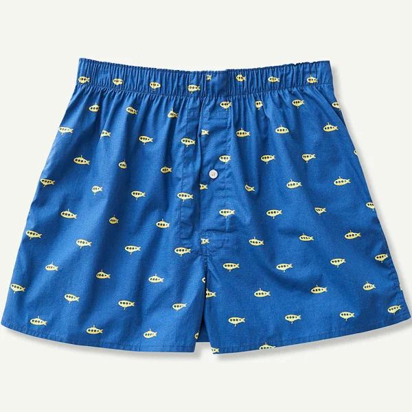 GAZMAN Fish Bone Print Boxer