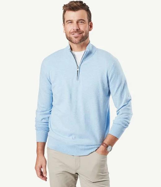 GAZMAN High Flex Half Zip in Sky Blue L