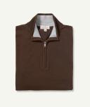 GAZMAN High Flex Half Zip Knit Chocolate S