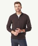 GAZMAN High Flex Half Zip Knit Chocolate XL