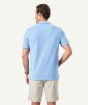 GAZMAN Oxford Pocket Polo in Blue L