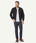 GAZMAN Soft Touch Harrington Bomber Jacket Black S