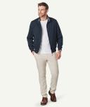 GAZMAN Soft Touch Harrington Bomber Jacket Navy XXL