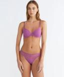 Geo Lace Lightly Lined Demi Bra Black 16 C