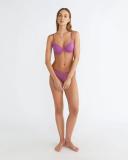 Geo Lace Lightly Lined Demi Bra Purple 8 B
