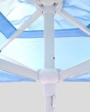 Get It Now Beach Cabana With Back Wall in Blue