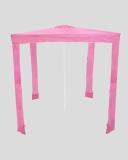 Get It Now Beach Cabana With Back Wall in Pink