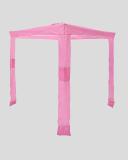 Get It Now Beach Cabana With Back Wall in Pink