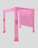 Get It Now Beach Cabana With Back Wall in Pink