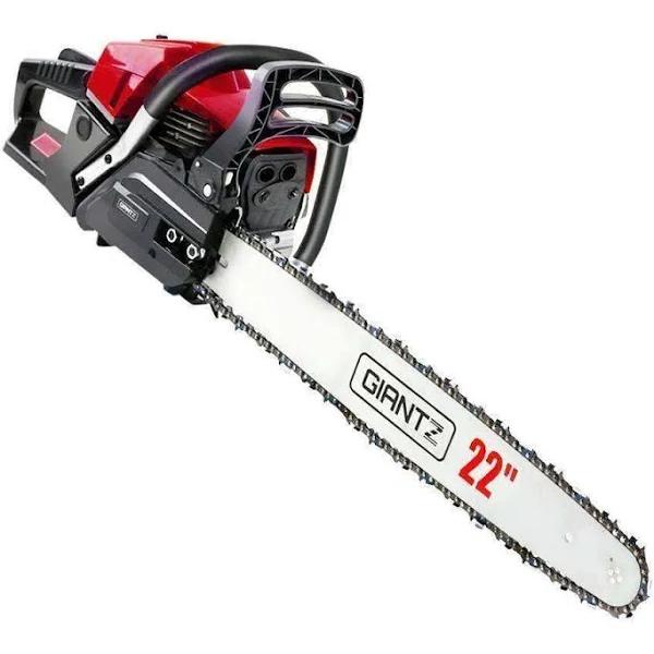 Giantz Latest 62CC Petrol Commercial Chainsaw 22 Bar E-Start Chain Saw Pruning