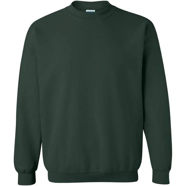Gildan Heavy Blend Unisex Adult Crewneck Sweatshirt Forest Green 2XL